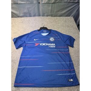 Chelsea FC 2018 Kante 7 Nike Authentic Soccer Jersey Men Sz XXL Blue